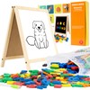 INNOCHEER Magnetic Letters and Numbers for Toddlers, Magnetic Board for