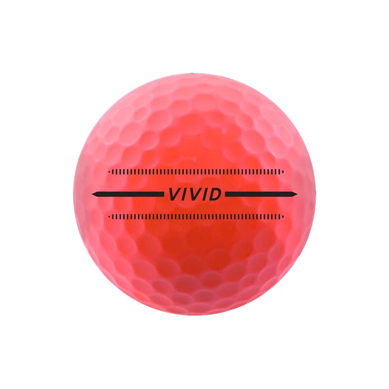 VOLVIK VIVID20 LD Pink Ball 1 Sleeve (3 Pieces) FF