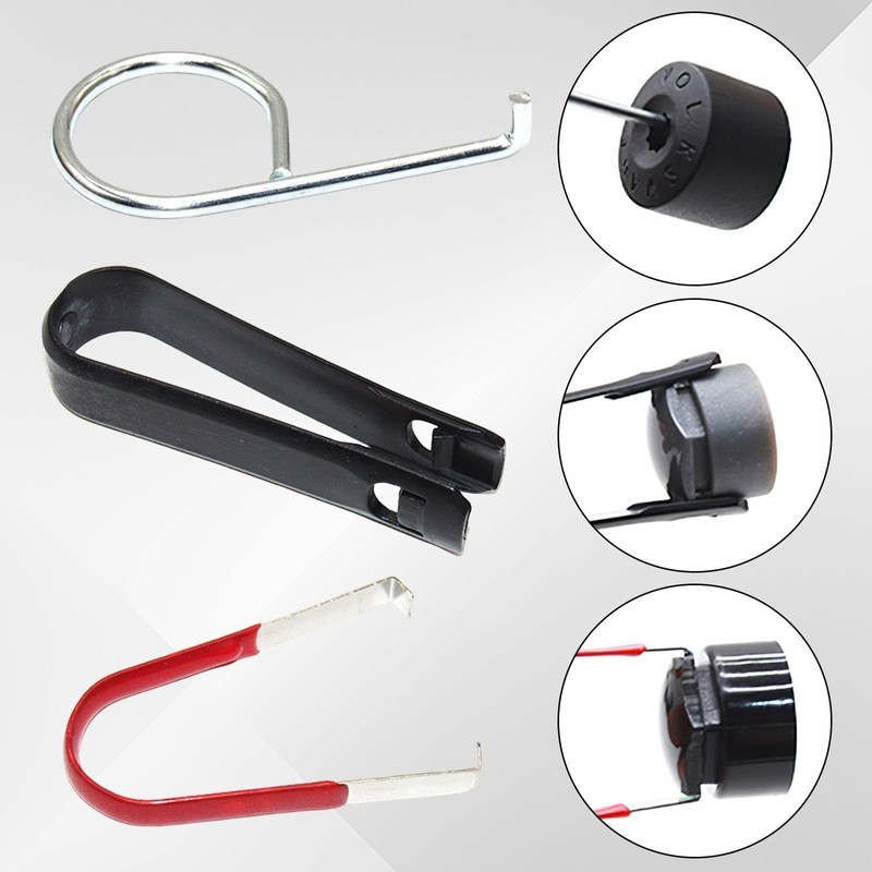 8-Piece Screw Cap Removal Tool, Car Tire Repair Tool, Wheel