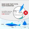 Leemone Humidifier Cleaner Shark, Demineralization Float Shark Compatible with All