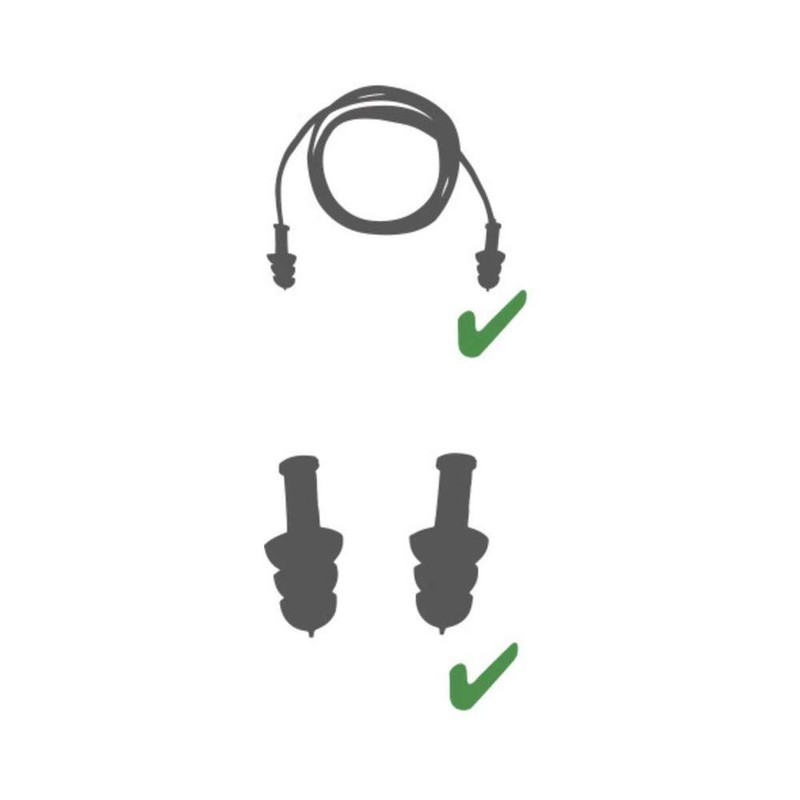 Delta Plus Set Ear Plug Termoplastico Orange (10U)