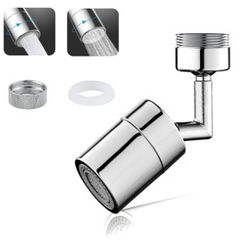 Xinlon Aerators for Taps, 720° Swivel Tap Attachment - Practical Extension with Dual Function for Kitchen and Bathroom - Ideal for All Standard Taps with Aerator Function