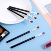 WLLHYF 5Pcs Angled Eyeliner Brush, Fine Slanted Flat Angle Eye