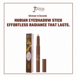 Juvia's Place Nubian Eyeshadow Stick Shimmer - Kemet - Blendable Color Eyeshadow Stick for Women - Long-Lasting, Crease-Proof, Shimmer, Neutral & Soft Buildable Cream - 8 Shades for Everyday Look