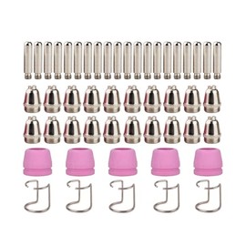 50 pcs Plasma Cutting Torch Consumables Kit Nozzle Electrode Cup fit HYNADE HYC550XP Plasma Cutter