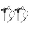 sourcing map 2Pcs T Handle Lock Pins, 8mm x 40mm