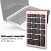 V BESTLIFE Teclado numérico, 22 Teclas 2.4G Mini Teclado ergonómico