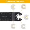 TOAUTO 50pc Oscillating Saw Blades Universal Multi Tool for Cutting
