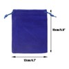G2PLUS Blue Velvet Jewellery Pouches, 12x15CM Velvet Drawstring Bags for