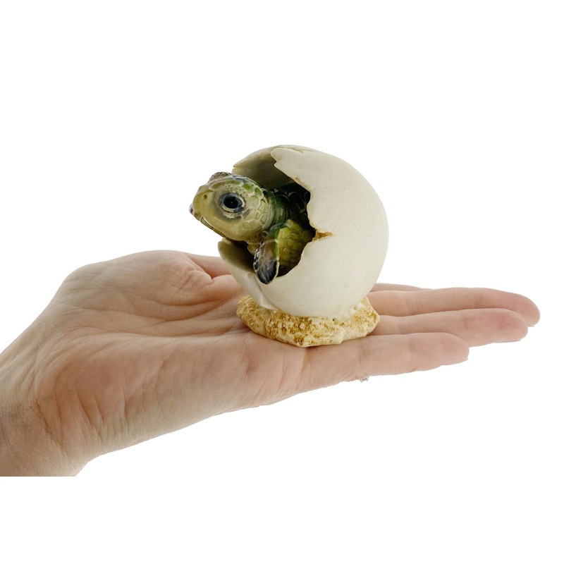 THE JOY TREE Hatching Sea Turtle - Sculpture Figurine Ocean