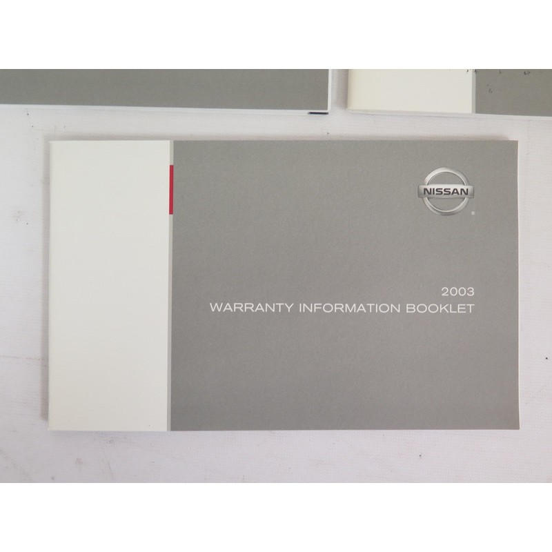 2003 Nissan Sentra Owners Manual