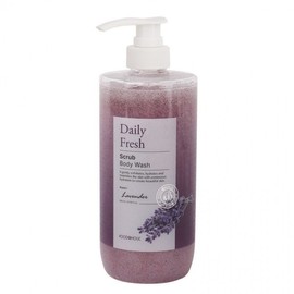 Daily Fresh Scrub Body Wash Lavender 800ml / Moisturizing Scrub