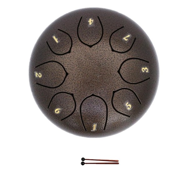 Tongue Drum Steel Tongue Drum 8 Tones, Rain Drum for