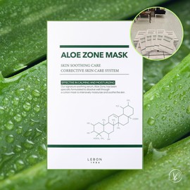 lebon Reborn Aloe Zone Sheet Mask Pack 1 box (5 sheets) / 르본 알로에존시트 마스크 팩 1박스 (5매)