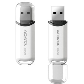 ADATA C906 16GB USB 2.0 Compact Design Flash Drive, White (AC906-16G-RWH)