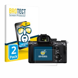 BROTECT Screen Protectors for Sony Alpha 7 III / 7R II / 7S II Ultra Clear (Pack of 2)