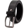 jazzylab Moderner Herren Ledergürtel – 35 mm – Bundweite 100cm