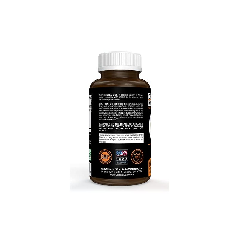 CLINICAL DAILY Smart Defense Mega Spore Probiotic. Bacillus Subtilis Spore