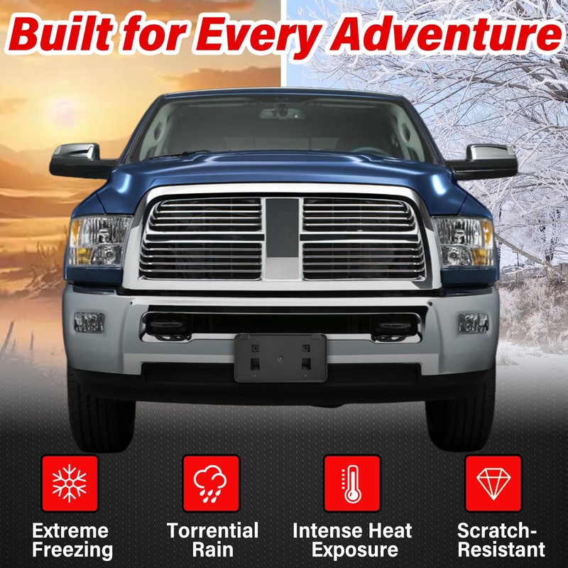 Heavy-Duty ABS Front License Plate Bracket – License Plate Holder