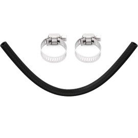 3/8" 1FT Submersible Fuel Hose E85 In Tank Line SAE 30R10 300PSI with 2 Clamps for Automotive Fuel Systems Engines