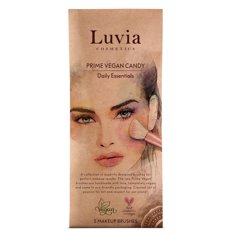 Luvia Make-Up Brush Set, Daily Essentials Brush Set, Powder and