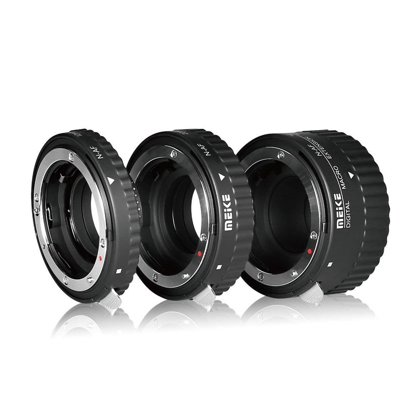 MEIKE MK-N-AF1-B Auto Focus Macro Extension Tube Set for Nikon