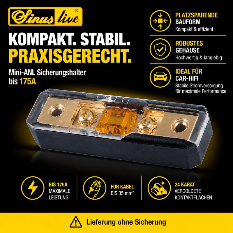 Sinuslive Fuse Holder SH-175 for M-ANL Fuse