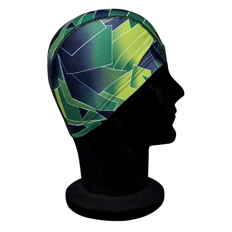 Blue Reef Elasticated Unisex Nylon Lycra Stretchy Swim Hat Bathing