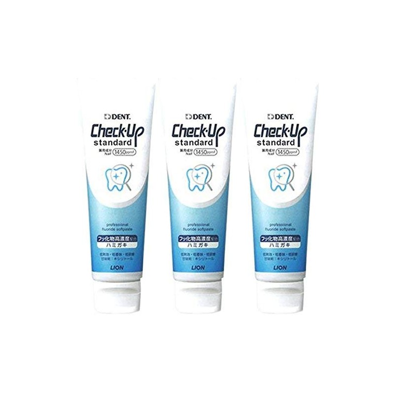 Lion Dent Check-Upstandard Fluorine 1450ppm, 4.6 oz (135 g) x