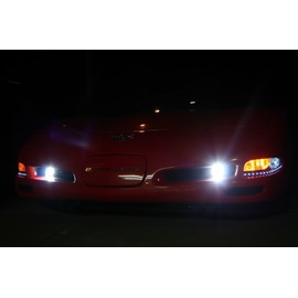 LED Grill Lamps Lights Kit For Corvette C5 6000K 1997 1998 1999 2000 2001 2002 2003 2004