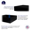 Black Acrylic Display Box Versatile 5 Sided Pedestal 6.75" x