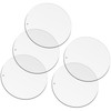 YUEBOSUL 5 Pack Acrylic Disc Blanks, 4 Inch Clear Acrylic