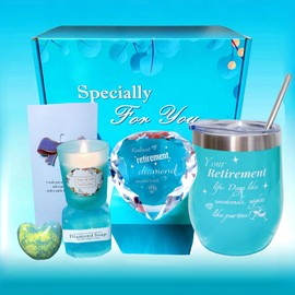 Retirement Gifts for Woman Retirement Gifts for Women Happy Retirement Gifts for Coworker, Retired Friends, Boss, Teachers, Nurses, Mom, Grandma, Retirees