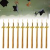 F Fityle 10Pcs Graduation Hat Tassels with 2024 Gold Charm
