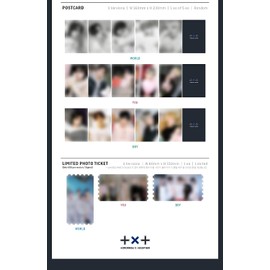 TXT (4 GIFT) Freeze [Random ver.] 1CD+2 Face Mask+2 Extra TxT Photocard