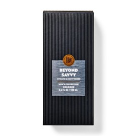 Bath and Body Beyond Savvy Cologne 3.4 oz. with Rosebud Ranch Goat Milk Soap Sample