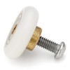 8-Piece Stainless Steel Shower Door Roller Replacement Set with Screws