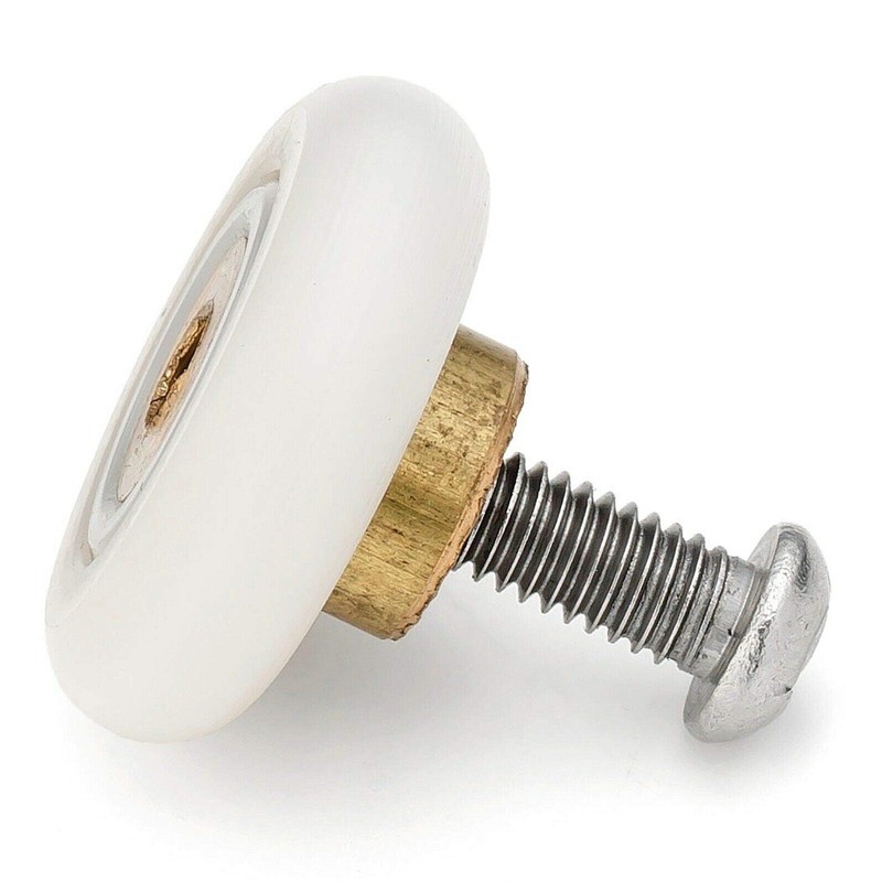 8-Piece Stainless Steel Shower Door Roller Replacement Set with Screws