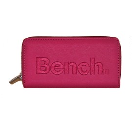 Noey & Lou Bench Women's XXL Purse Large Wallet Zip Clutch Coin Purse, Pink, Modern