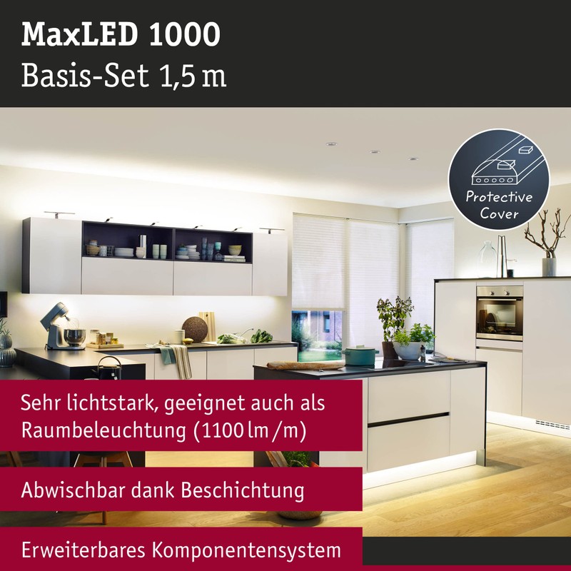 Paulmann 706.72 MaxLED 1000 basic set 1,5m warm white coated