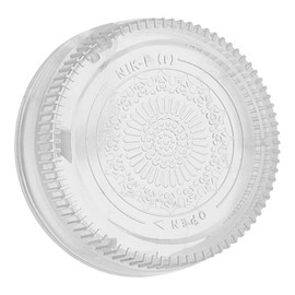 Fotodiox Designer (Clear) Rear Lens Cap Compatible with Nikon F-Mount Lenses (Non-AI, AI, AIS, AF, AFD, AFS, G, DX, FX)