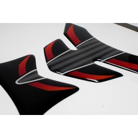 BIKE-label Tank Pad Small 3D Motorcycle Red Compatible with Honda X500267VA