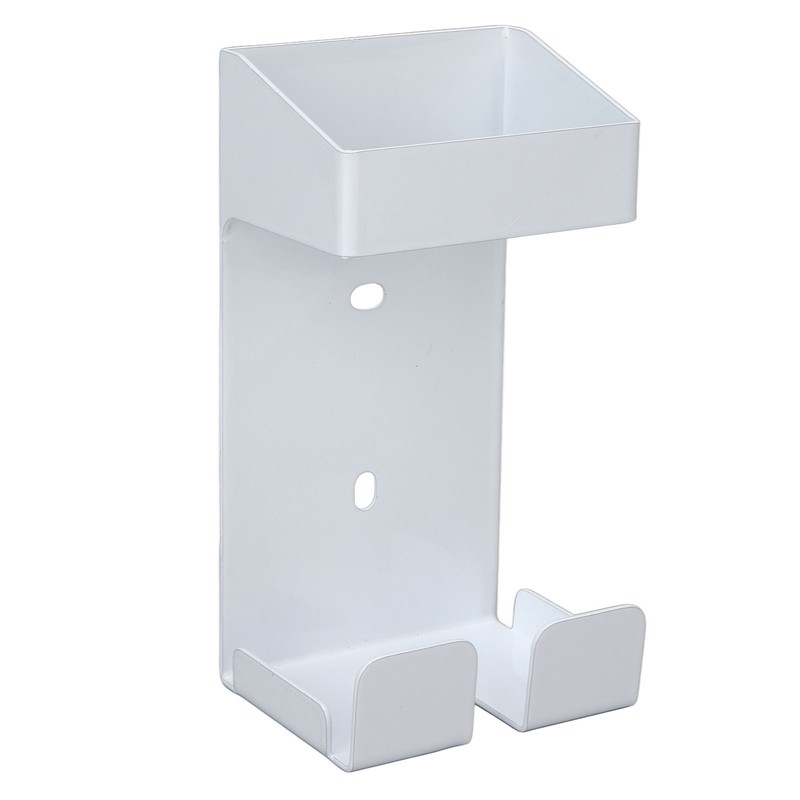 Wall Mounted Hair Curler Holder Stainless Steel Space Saving Curling