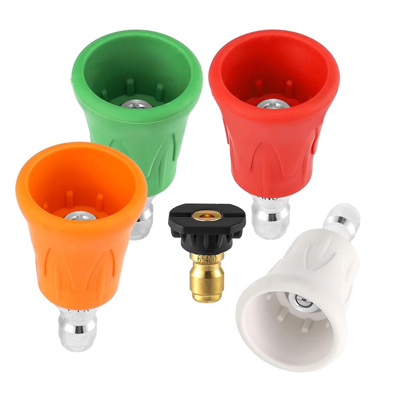 FIXFANS Pressure Washer Nozzle Guard, Stainless Steel High Power Washer