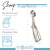 Millvado Stainless Steel Ice Cream and Cookie Scoop | Spring