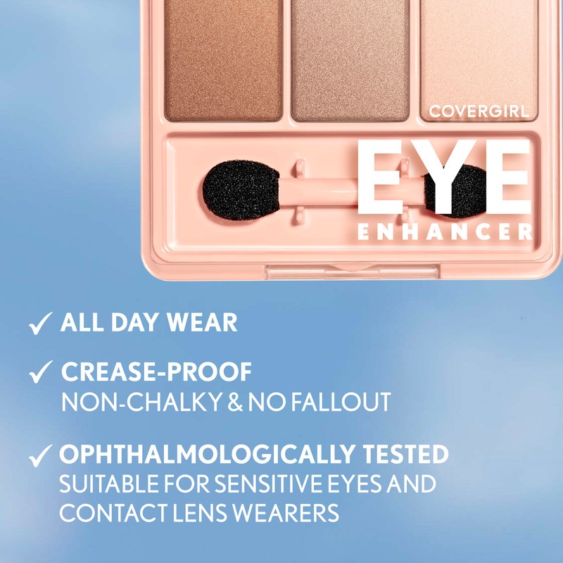 COVERGIRL - Eye Enhancers 3-Kit Eyeshadow, silky, sheer formula, double