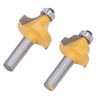 12PCS Router Bits 8mm Shank Carbide Blade Woodworking Milling Cutter