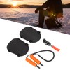 Ice Fishing Safety Tool Retractable Ice Picks Hard EVA Knee