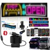 Ojos LED Programables para Parabrisas, Pantalla Flexible con Control Bluetooth