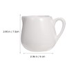 Hemoton 6Pcs Milk Storage Jugs Ceramic Sauce Containers Sauce Jugs